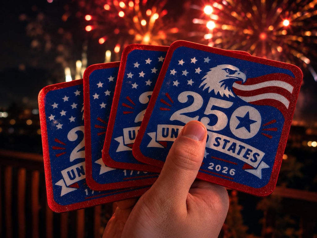 America 250th Anniversary Coasters