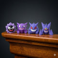Geng Evolution Set - Gast Haunt Geng & Mega Geng - Pocket monster  3D Printed Figures, Gift, Desk Decor