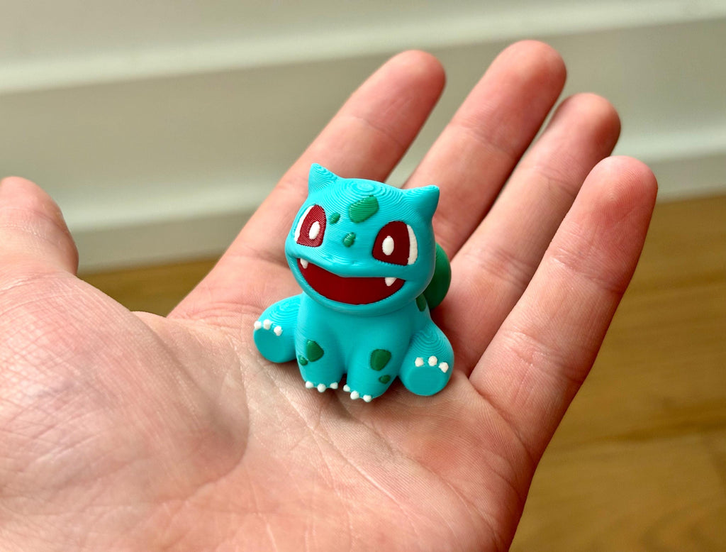 Mini Pocket Monster Figurines Set - Evolutions Starter Pack, Custom 3D Printed Miniature Collectibles, Gaming Desk Decor and Tabletop Toys