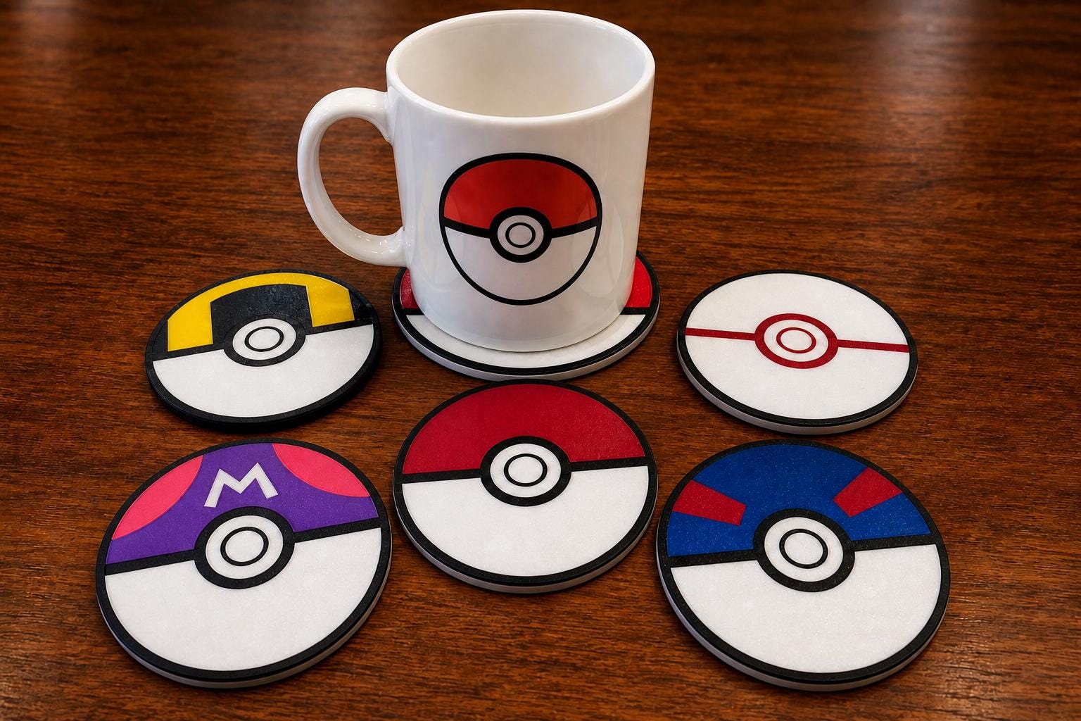 Mew & Mewtwo Evolution Set – Pokemon 3D Printed Figures, Mewtwo Figure, Mew Figure, Desk Decor, Anime Gift, Gamer Room Decor