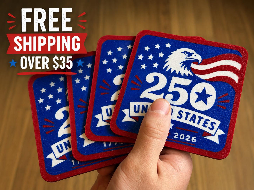 America 250th Anniversary Coasters