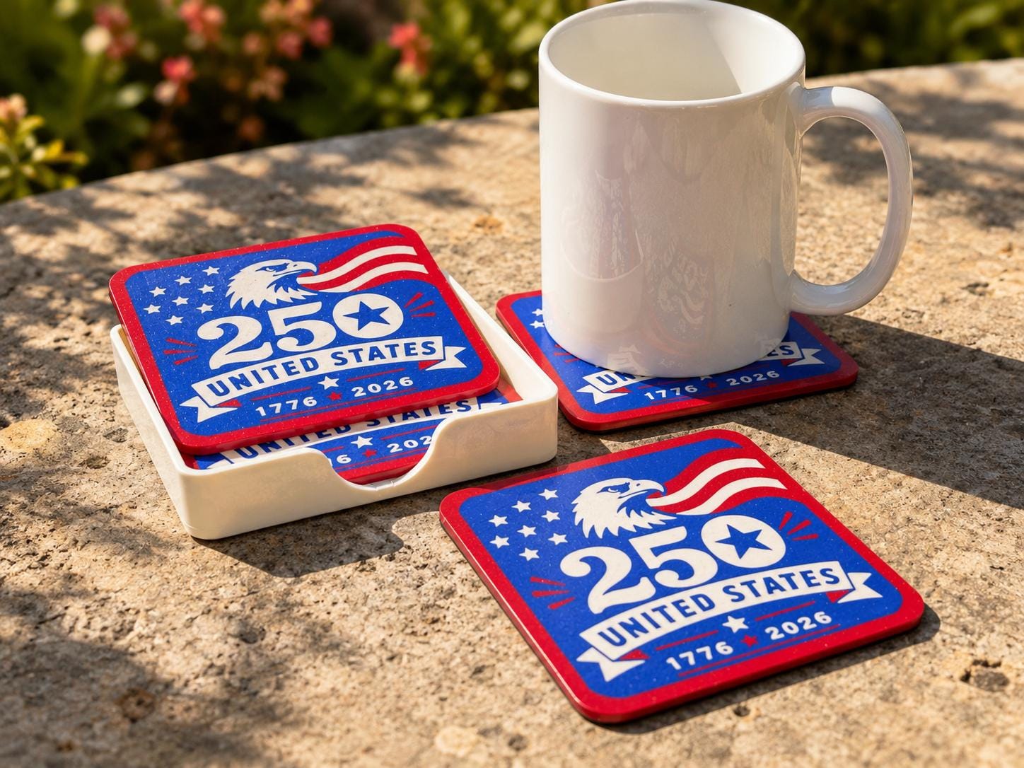 America 250th Anniversary Coasters