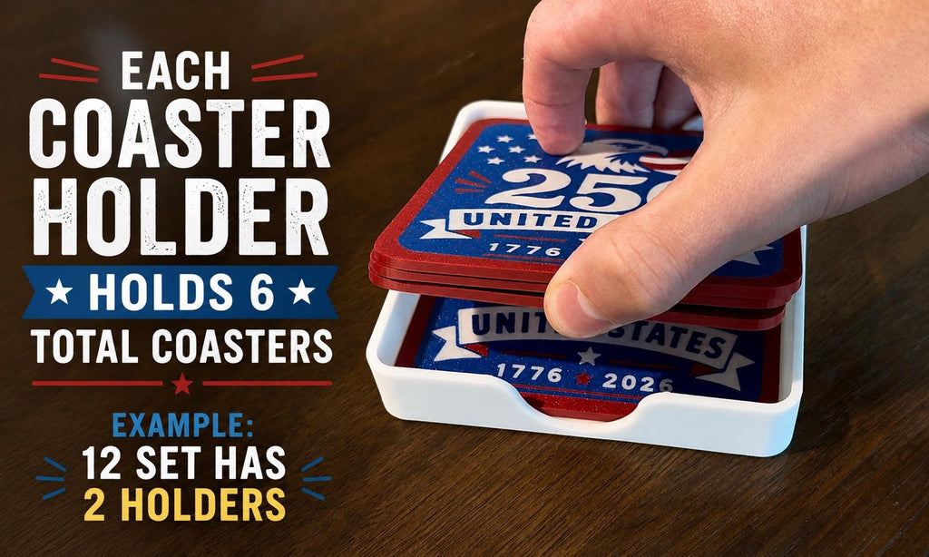 America 250th Anniversary Coasters
