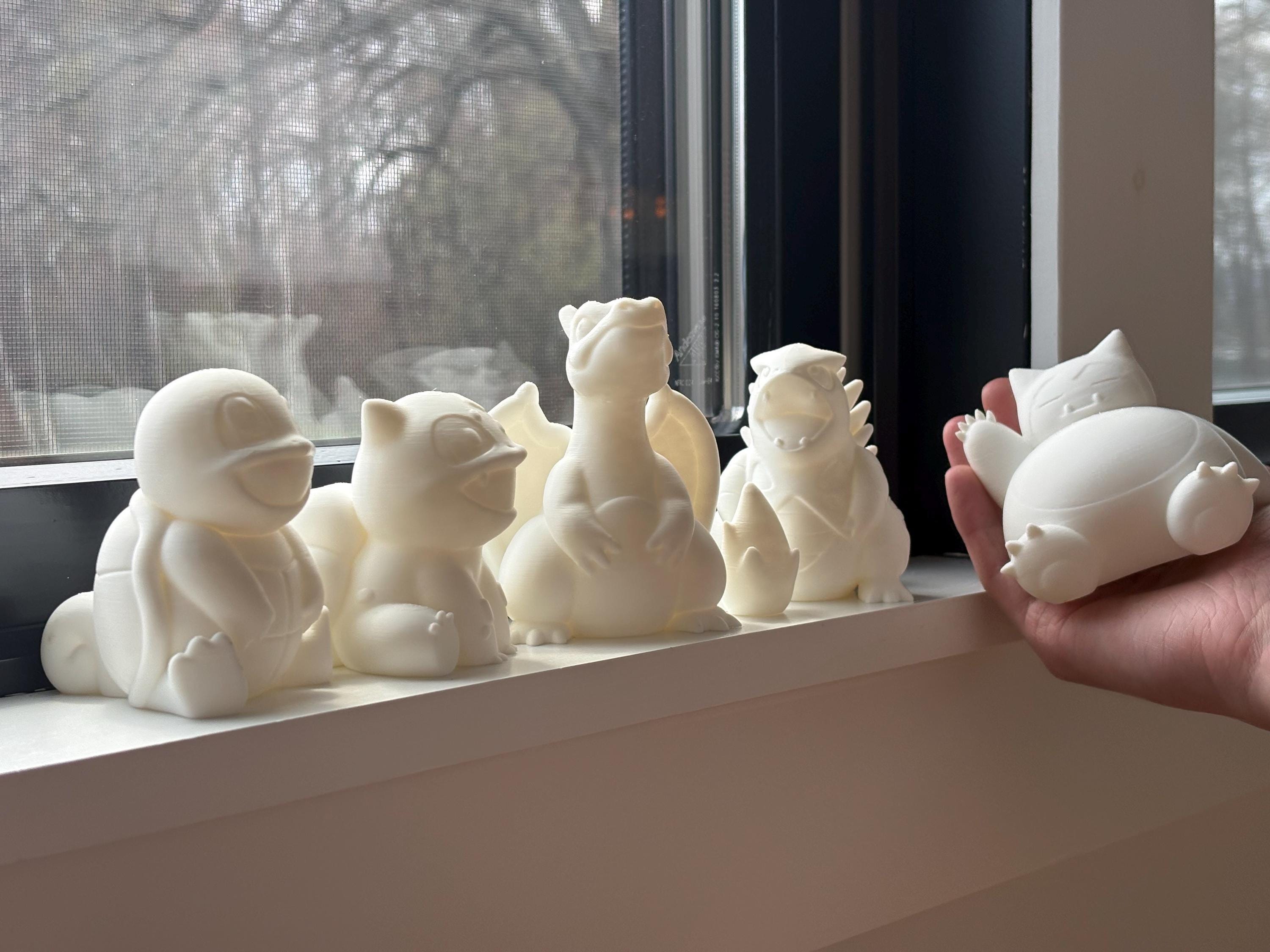 Paintable Poke Figures | Choose Your favorites | DIY Paintable 3D Printed Poke | Mini Poke Model Kit | Poke Gift | Unpainted