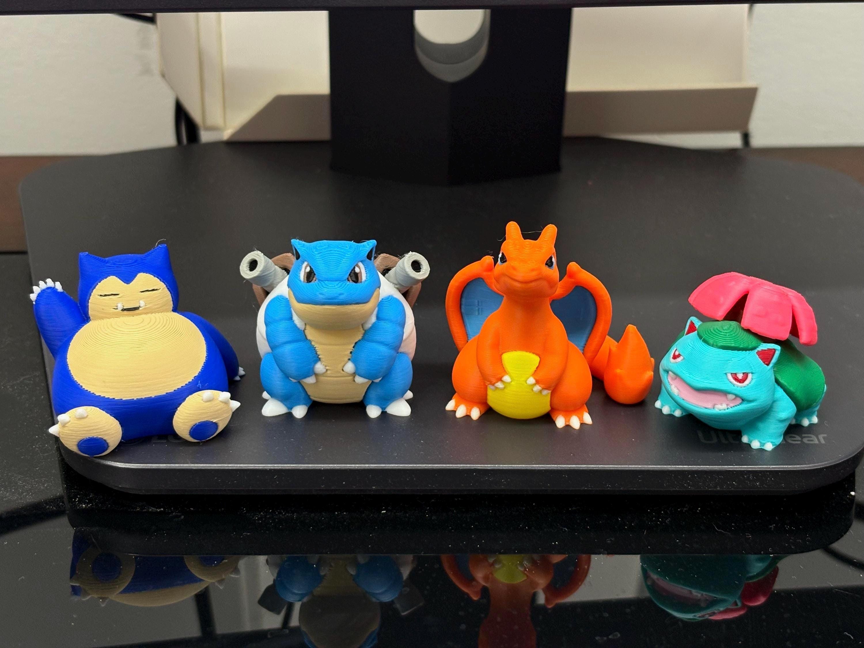 3D Printed Mini Pocket Monster Figurines – Legendary & Retro Creature Collectibles | Gamer Desk Decor | Pick Your Favorites